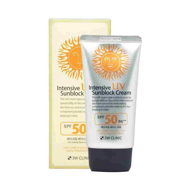 3W Clinic Intensive UV Sunblock Cream SPF50+ PA++ 70ml