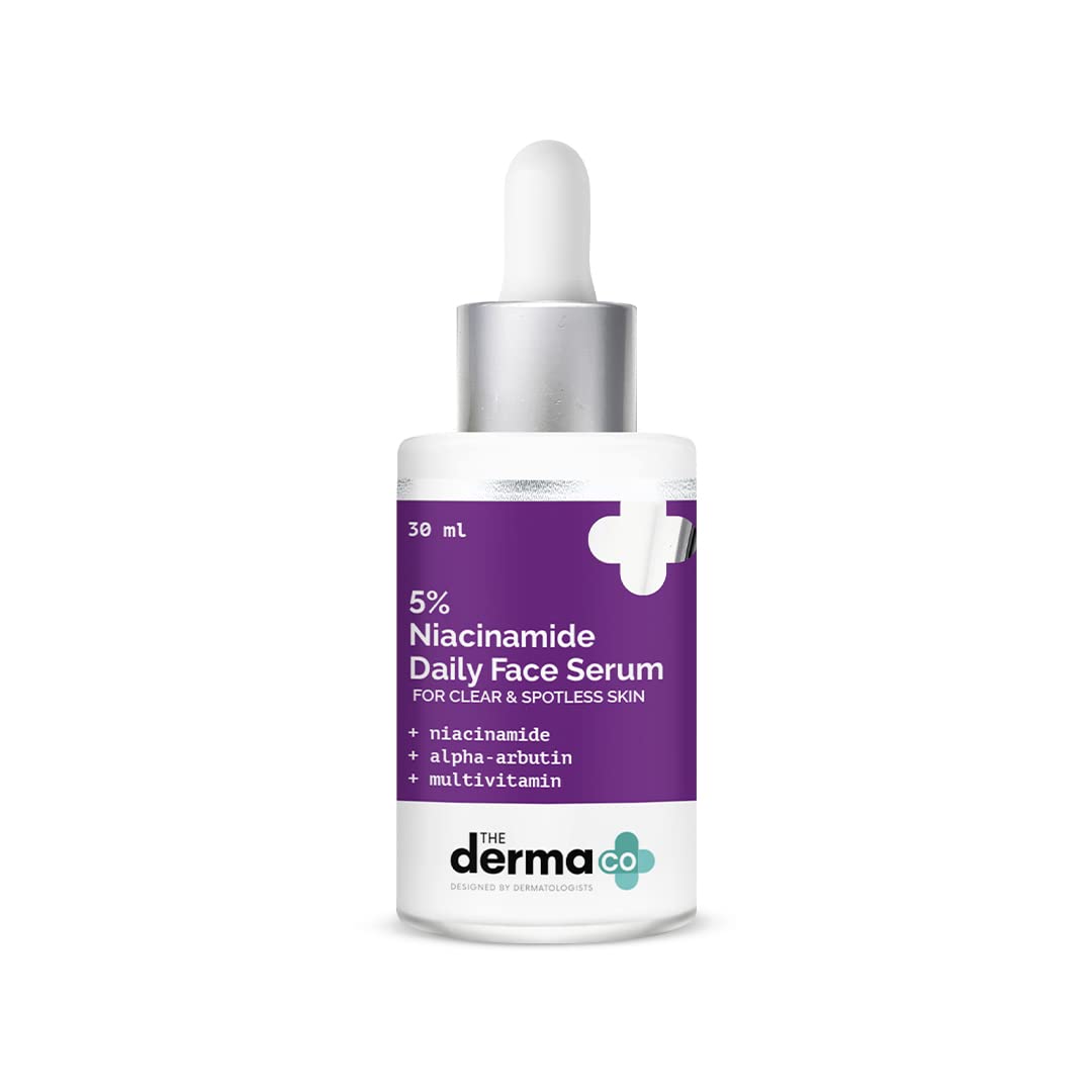 41+3X0stvcL._SL1080_ The Derma Co 5% Niacinamide Face Serum 30ml - Image 1