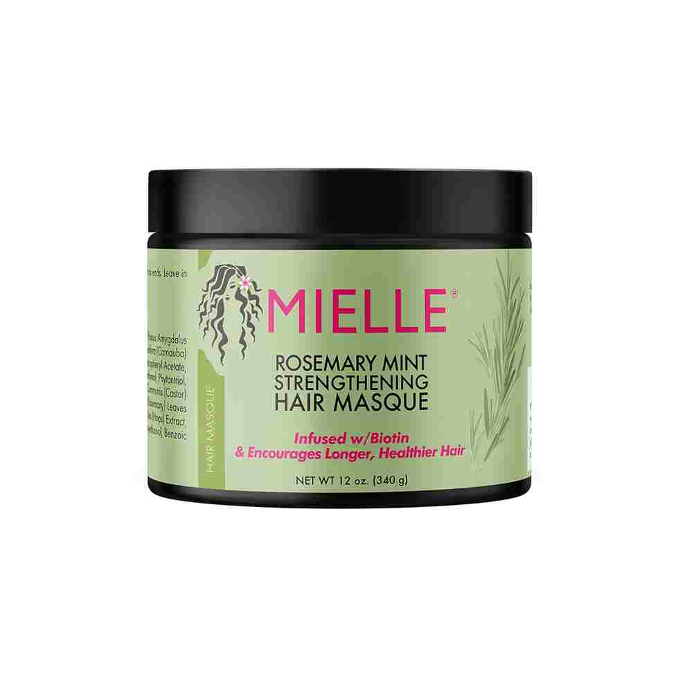Mielle-Rosemary-Mint-Strengthening-Hair-Masque-1_11zon Mielle Rosemary Mint Strengthening Hair Masque 340gm - Image 1