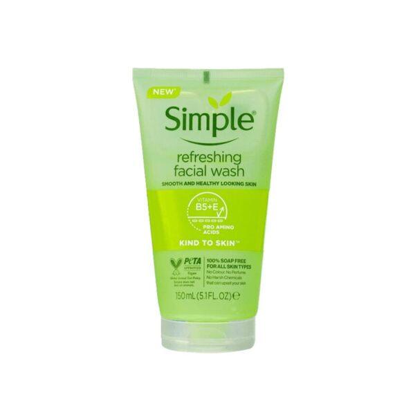 Simple Kind To Skin Refreshing Facial Wash 150ml