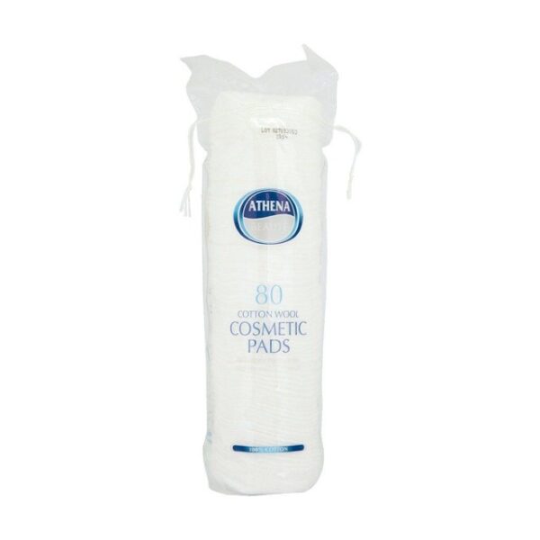 Athena Beaute 100% Cotton Wool Cosmetic Pads 80pcs