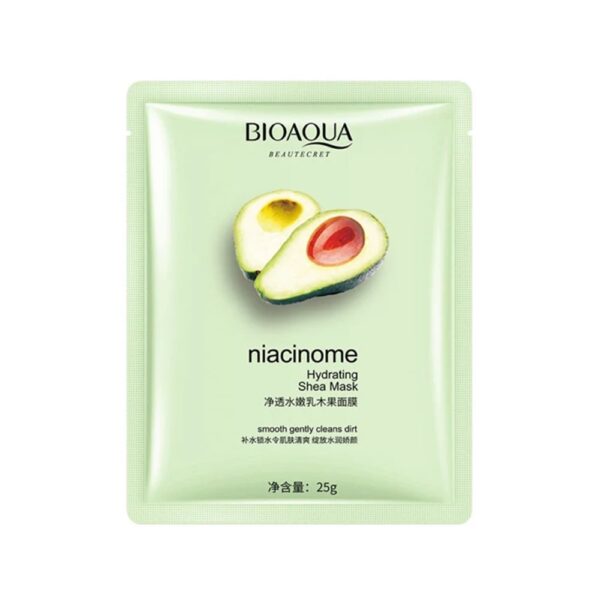 BioAqua Beautecret Niacinome Hydrating Shea Face Mask Sheet 25g