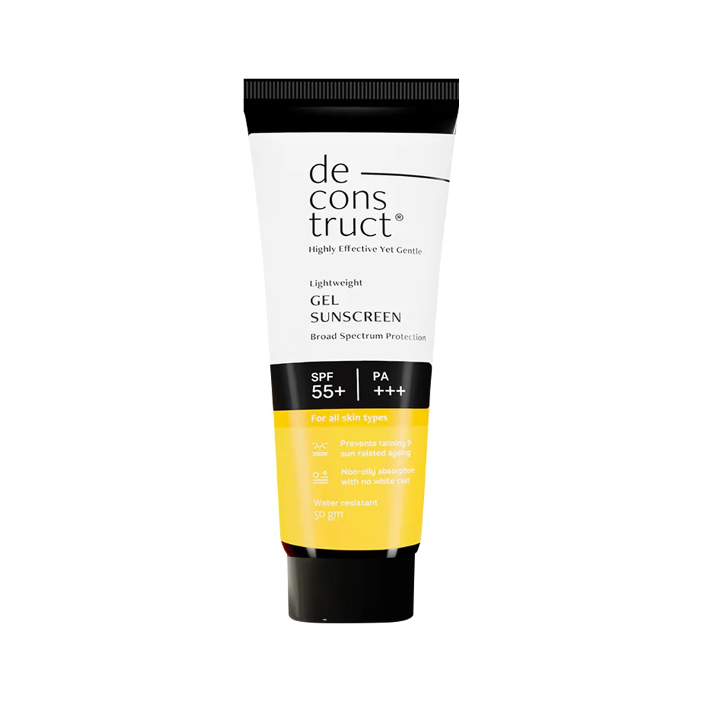 deconstruct-lightweight-gel-water-resistant-sunscreen-for-oily-skin-spf-55-pa-1 Deconstruct Lightweight Gel Water Resistant Sunscreen for Oily Skin SPF 55+ PA+++ - Image 1