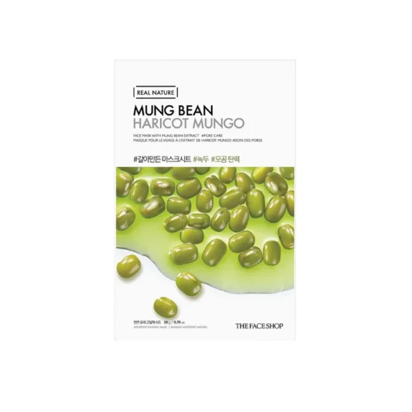 The Face Shop Real Nature Mung Bean Face Mask 20gm