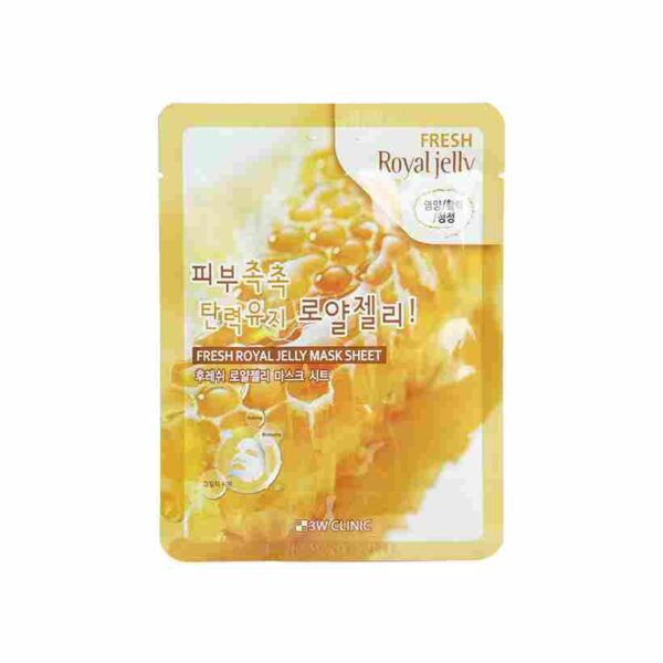 3W Clinic Fresh Royal Jelly Sheet Mask