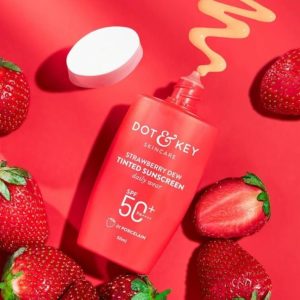 Dot & Key Strawberry Dew Tinted Sunscreen Spf 50+ Dailly Wear - 01 Porcelain